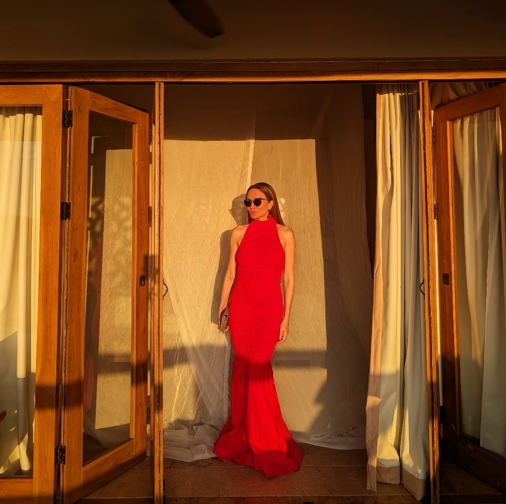 STAUD Red Kiera Dress - Picture 6 of 7